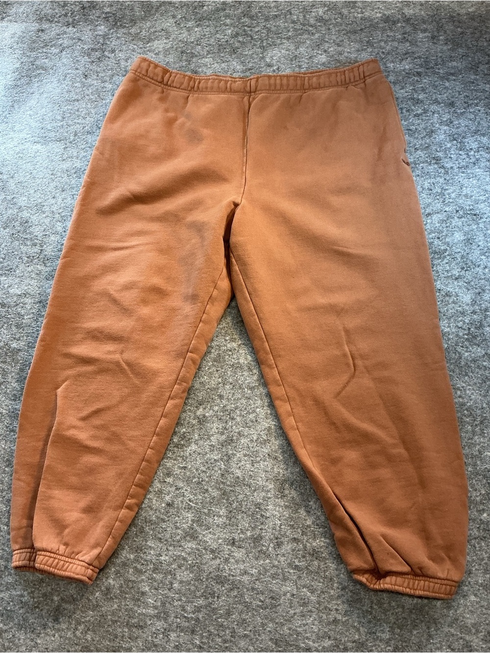 TNA Brown Elastic-Waist Jogger Pants Size 2XL